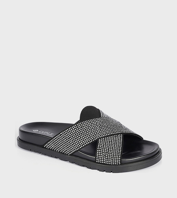 Studded Criss-Cross Casual Sandals