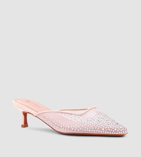 Embellished Pointed Toe Pumps