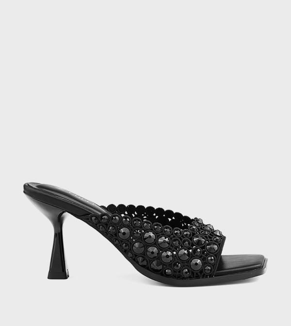 Embellished Heeled Sandals