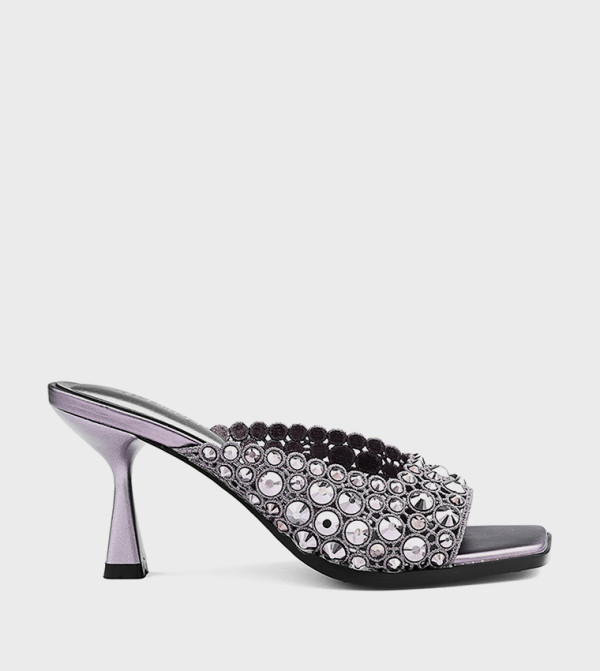 Embellished Heeled Sandals