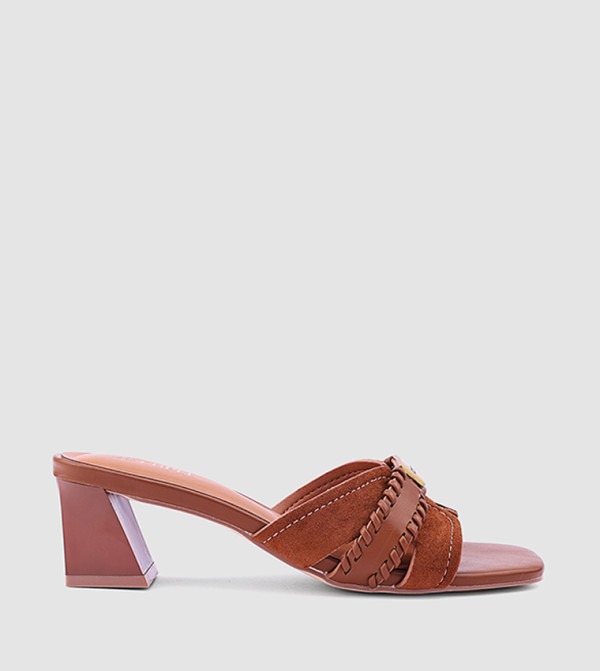 Open Toe Block Heel Sandals