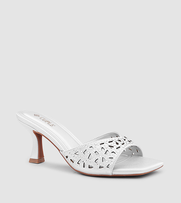 Embellished Heeled Sandals