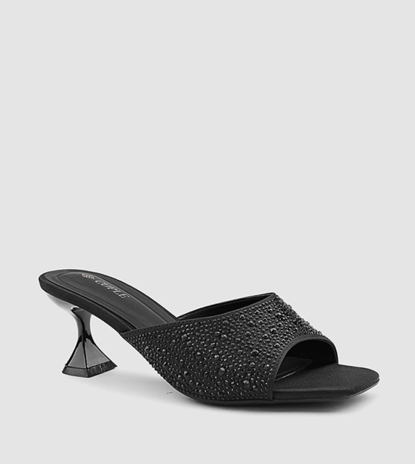 Embellished Heeled Sandals