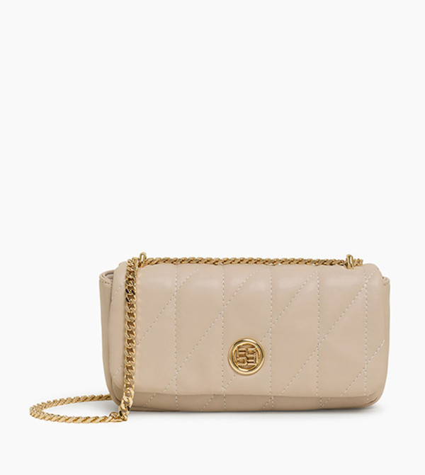 AURA Quilted Convertible Shoulder Bag