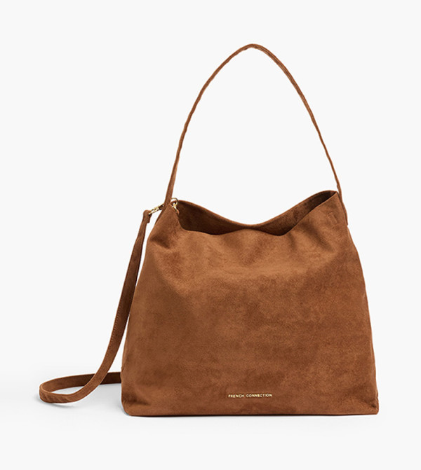 CAMILLE Suede Shoulder Bag