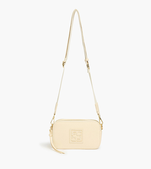 KAIA Monogram Appliqued Crossbody Bag