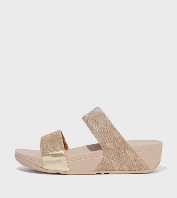 LULU GLITZ Embellished Comfort Sandals