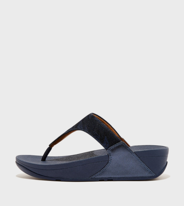 LULU GLITZ Toe-Post Comfort Sandals