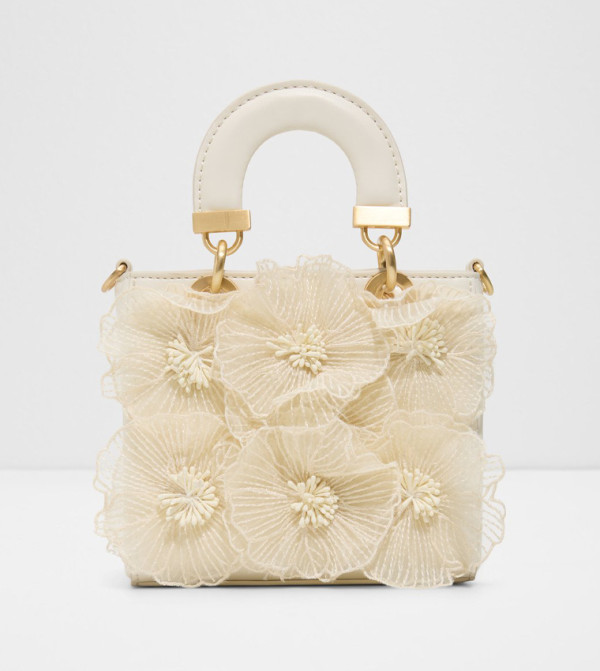 FLORIANA Appliqued Handheld Bag