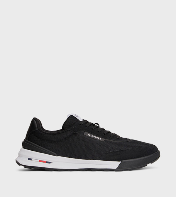 Round Toe Retro Runner Sneakers