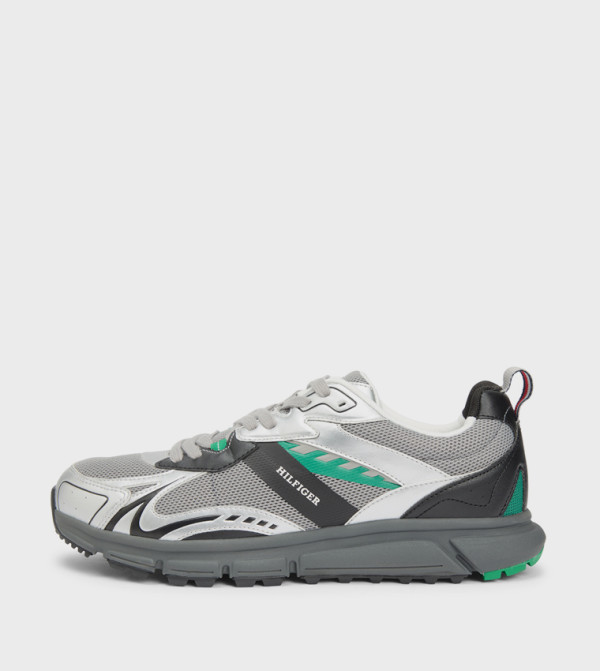 Logo Detail Lace-Up Sneakers