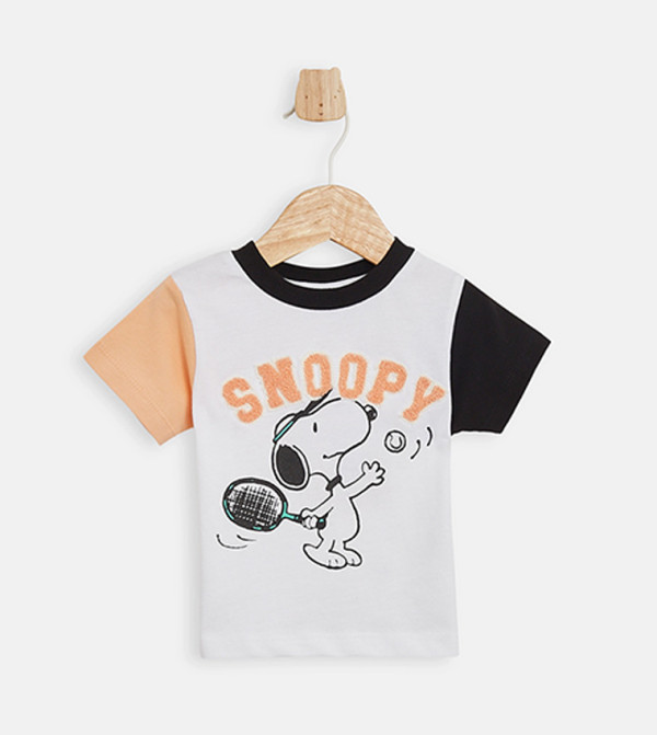 Snoopy Printed Short Sleeves T-Shirt