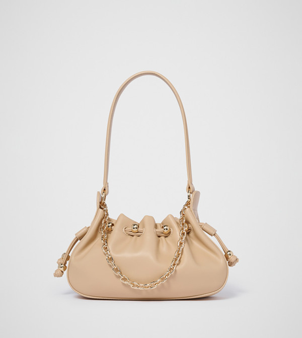 FN DAKOTA Textured Chain Shoulder Bag