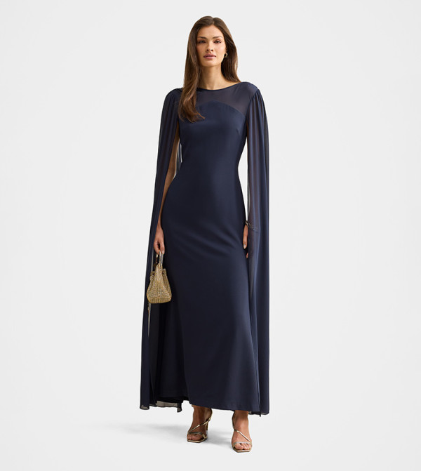 KENNEDY Dramatic Sleeves Maxi Dress