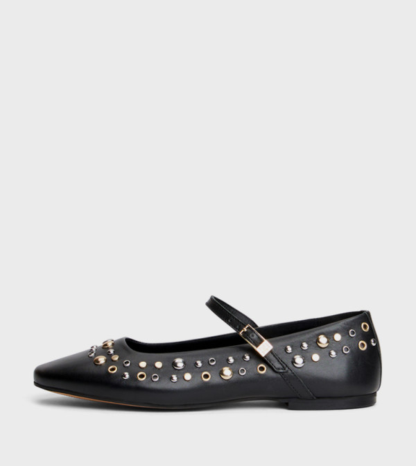 Studded Mary Jane Shoes