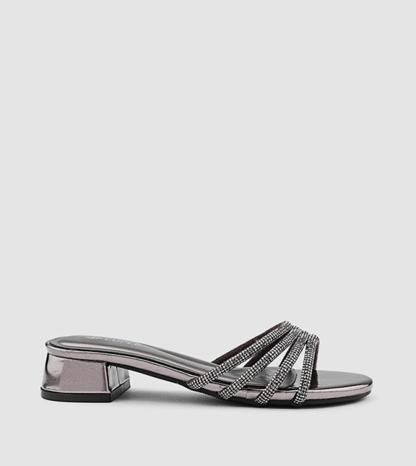 Embellished Strappy Heeled Sandals