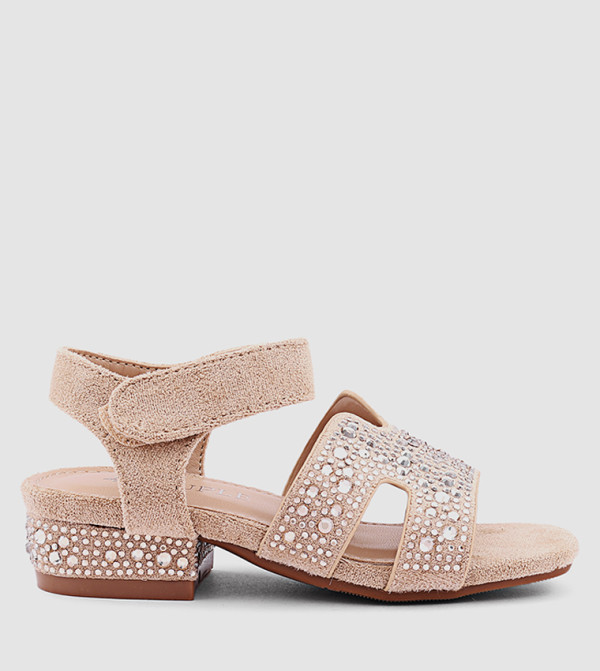 Embellished Heeled Sandals
