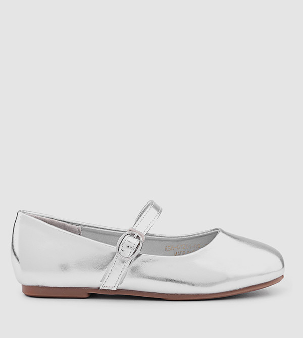 Solid Round Toe Mary Jane Shoes