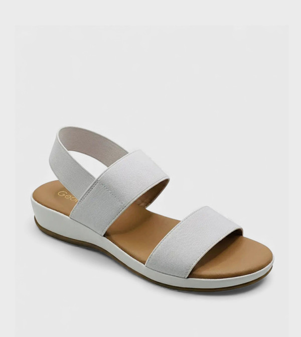 Open Toe Slingback Wedge Sandals