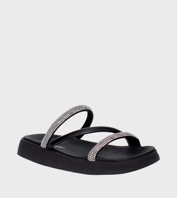 NYRA Embellished Flatform Sandals