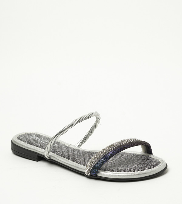 MAXINE Embellished Flat Sandals