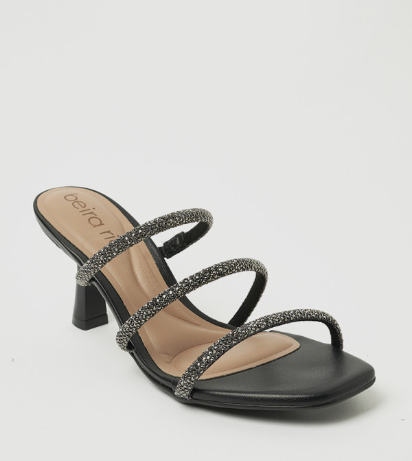 ESTRELLA Embellished Heel Sandals
