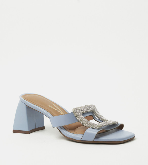 صندل كعب مزين 