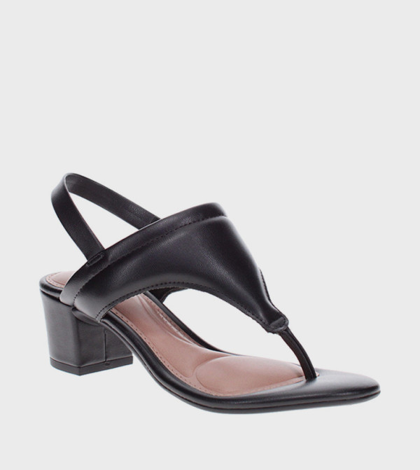 ARSALA Slingback Puffer Heeled Sandals