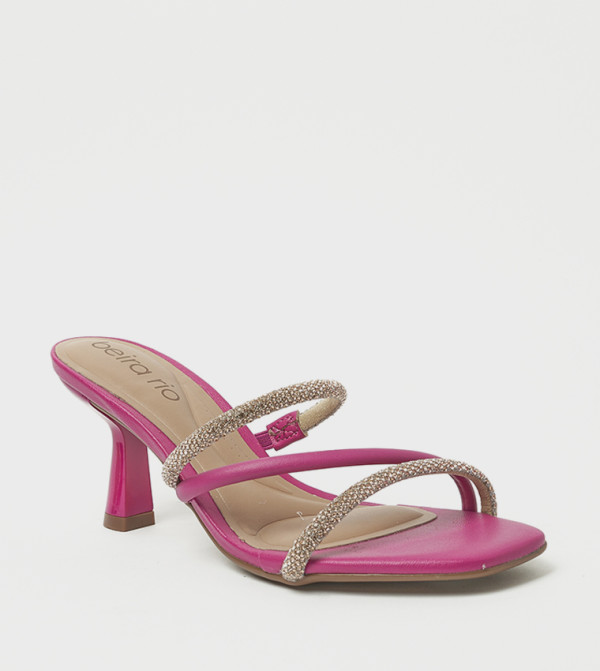 JULIETTE Embellished Strappy Heeled Sandals