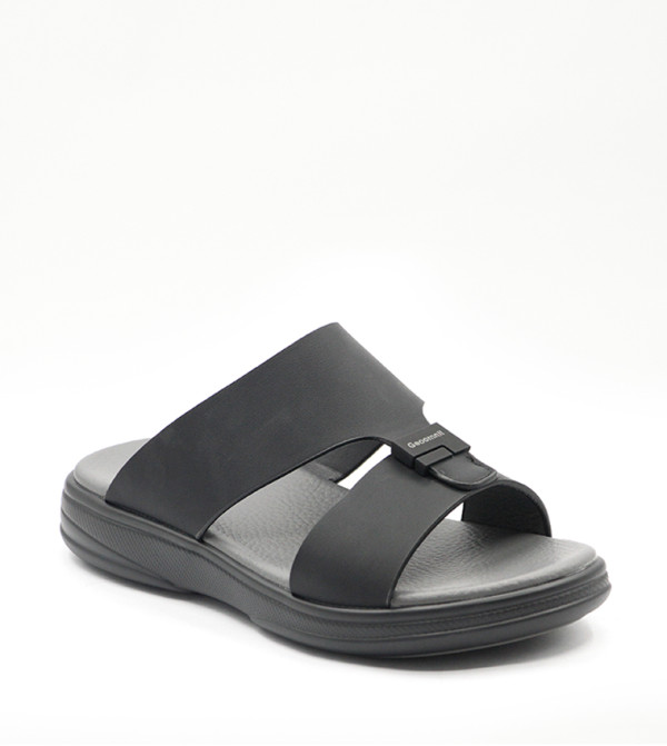 KAIA Logo Detail Arabic Sandals