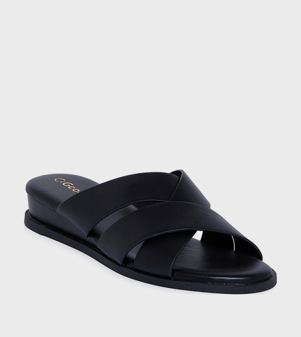 REAINEA Solid Strappy Platform Sandals