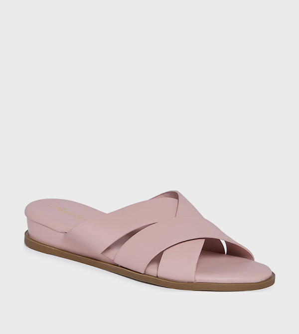 VEALERIE Solid Strappy Platform Sandals