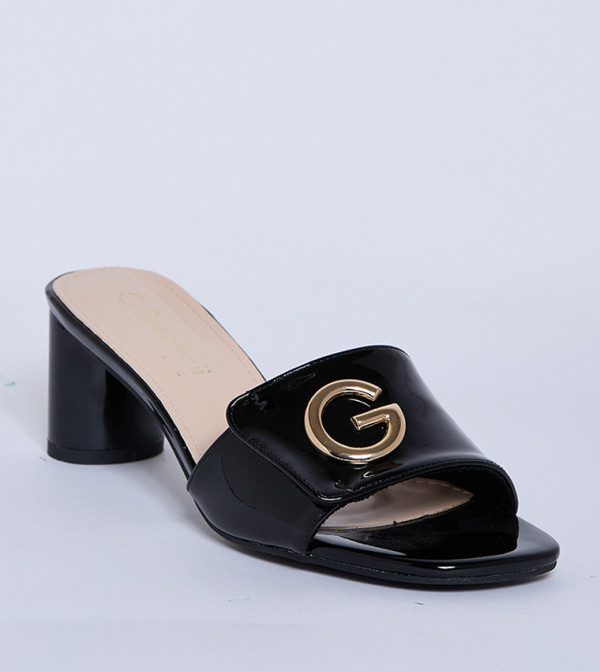 ADRIAN Logo Detail Heeled Sandals