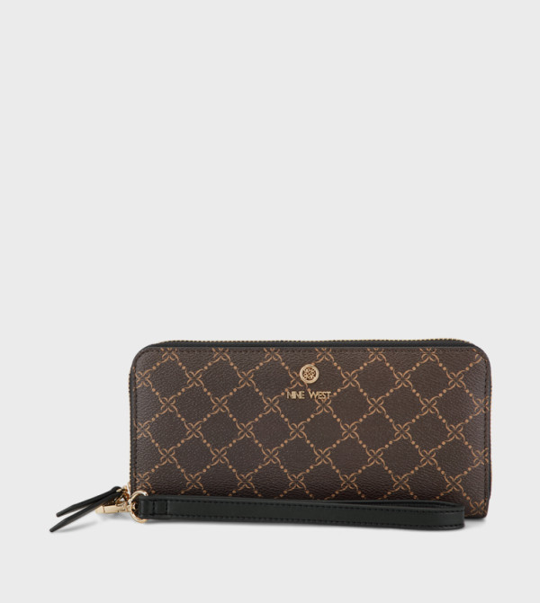 LOCKUP 9 Monogram Patterned Wristlet Wallet