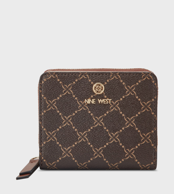 محفظة صغيرة لوك أب بنقشة شعار