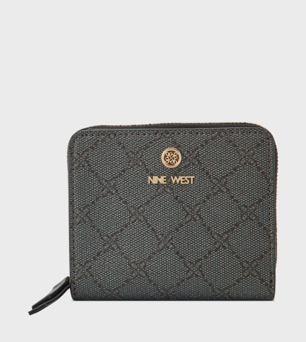 LOCKUP Monogram Patterned Mini Wallet