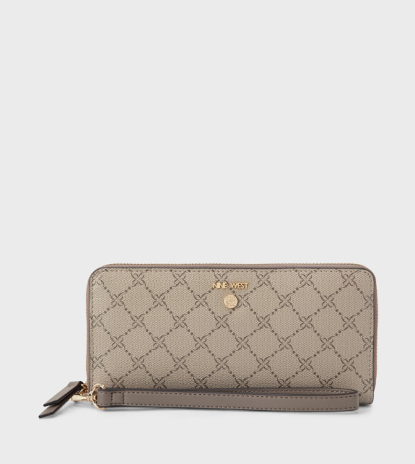 CAIREANN Monogram Patterned Wristlet Wallet