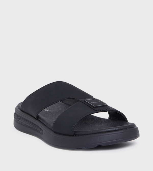 JANE Logo Detail Arabic Sandals