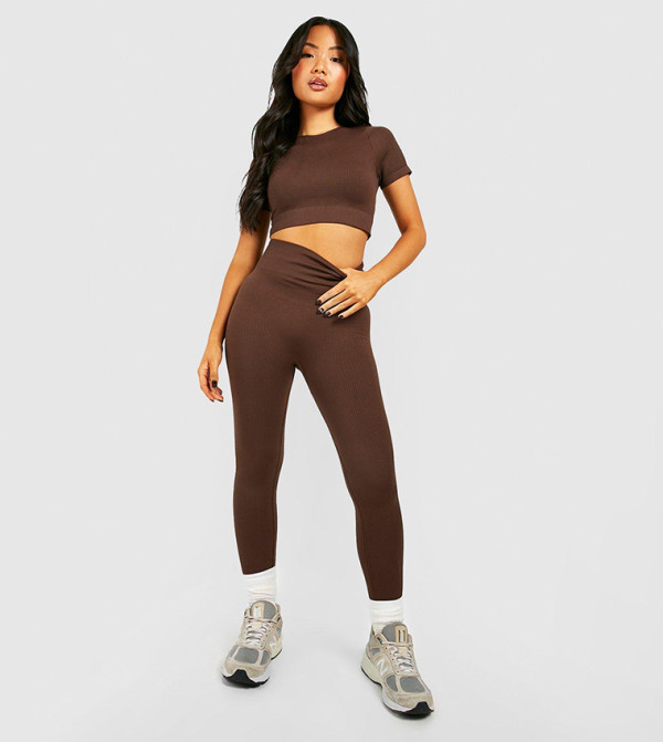 Seamless Ribbed Leggings