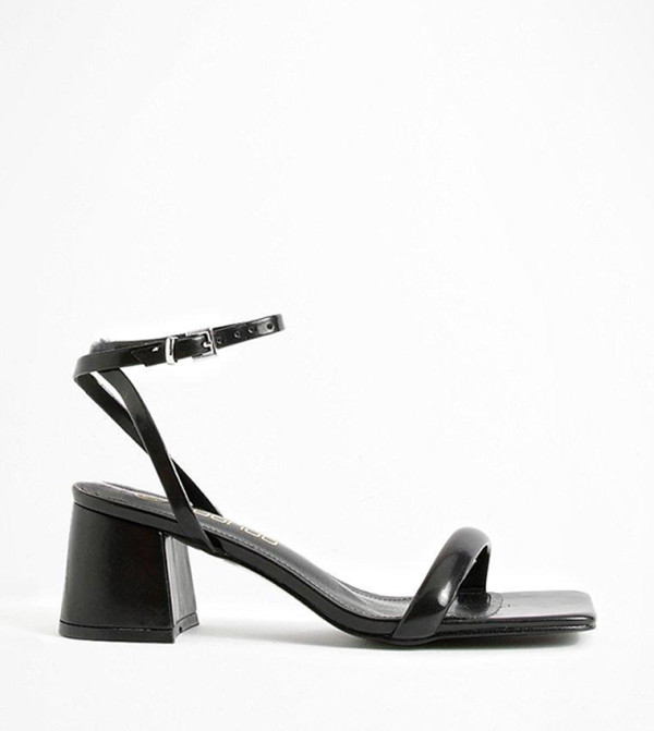 Square Toe Block Heel Sandals