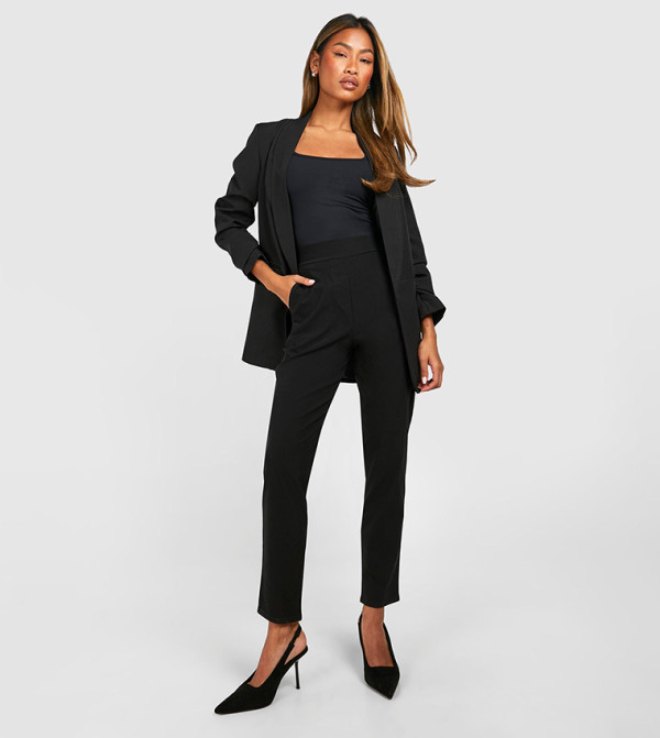 Super Stretch Tapered Fit Tailored Trousers