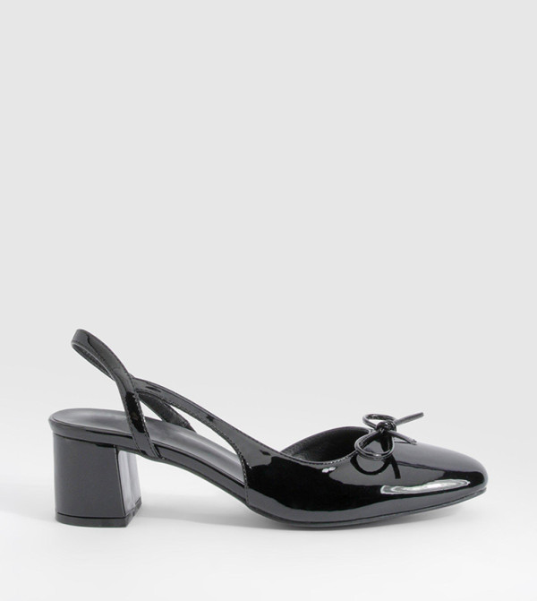 Bow Detail Slingback Pumps
