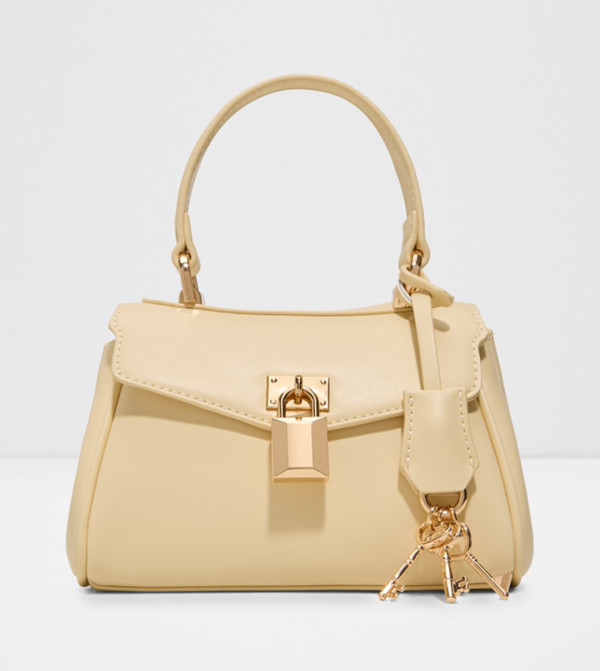 HEARTKEEPER Solid Flap Top Handle Bag