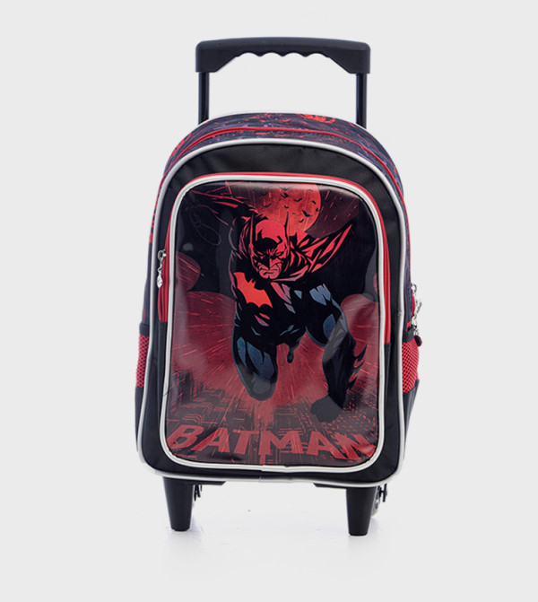 HOLLYWOOD MAGIC Batman Print Trolley Backpack