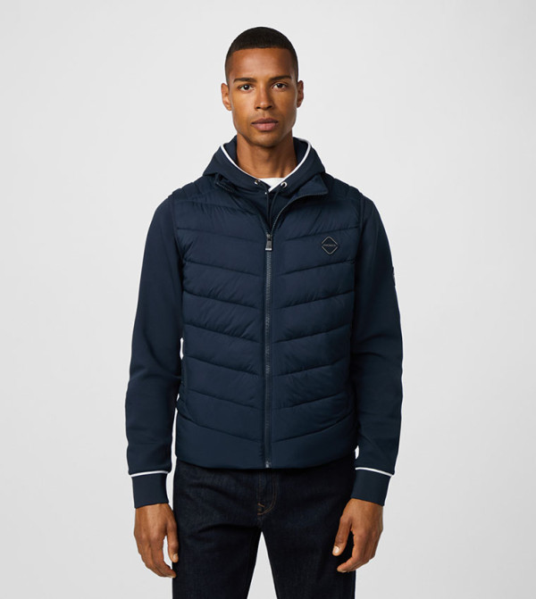 SONIC Textured High Neck Gilet