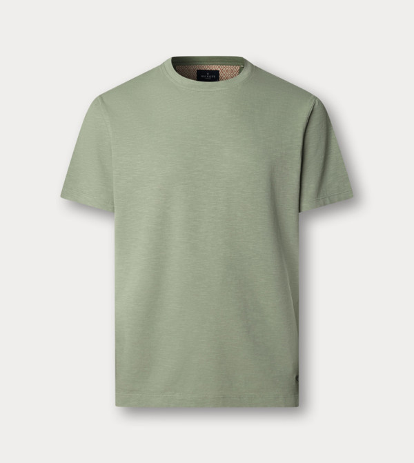 Solid Crew Neck Classic Fit T-Shirt
