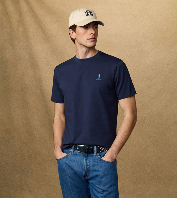 Logo Detail Short Sleeves Number T-Shirt