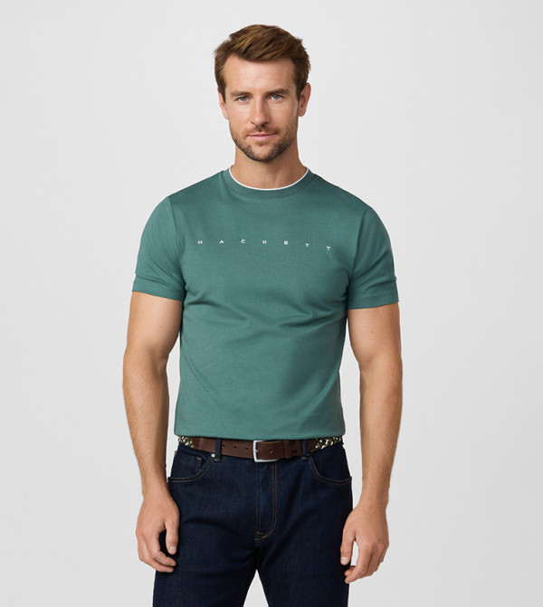 Logo Printed Crew Neck T-Shirt