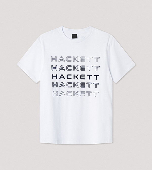 Monotype Printed Crew Neck T-Shirt