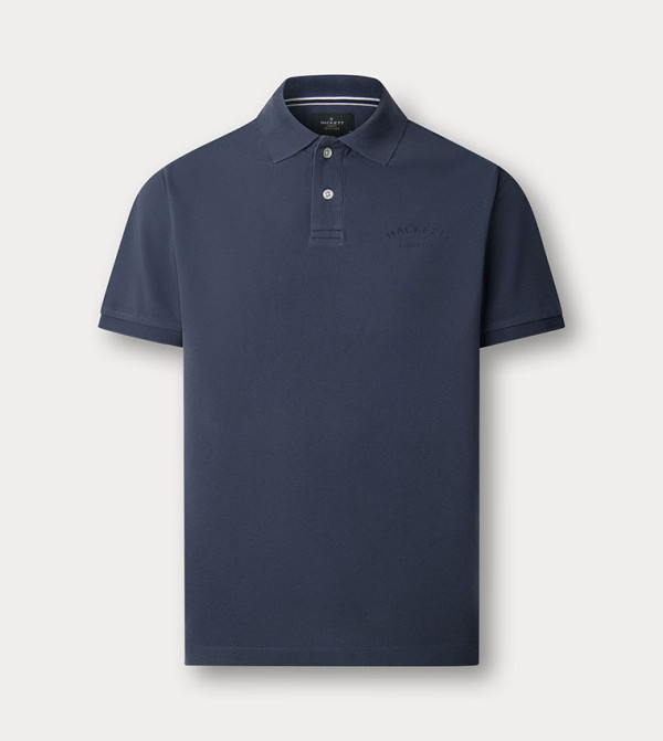 HERITAGE Logo Detail Short Sleeves Polo T-Shirt